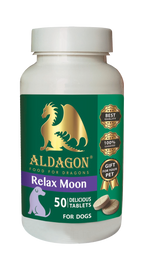 Relax Moon — for calming, for fear of loud noises, groomers, veterinarians, travel, and dog kennels