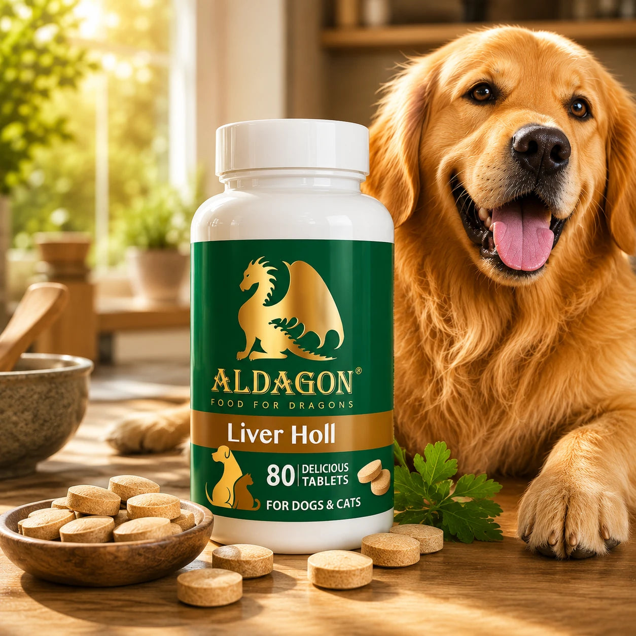 Liver Holl — for a healthy liver, detox, blood cleansing, for cirrhosis, hepatitis, intoxications in dogs and cats